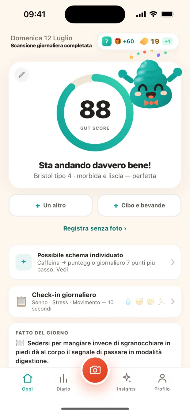 Scansione di oggi fatta